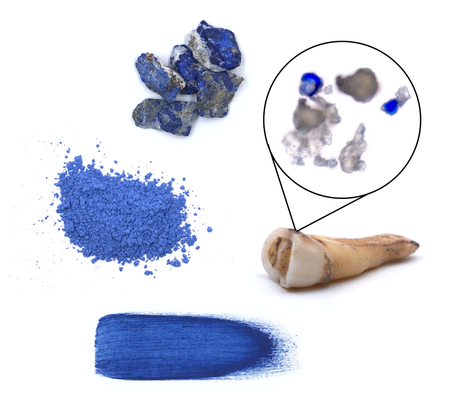 Illustration for article titled Blue Pigment in 1,000-Year-Old Teeth Links Women to the Production of Medieval Manuscripts